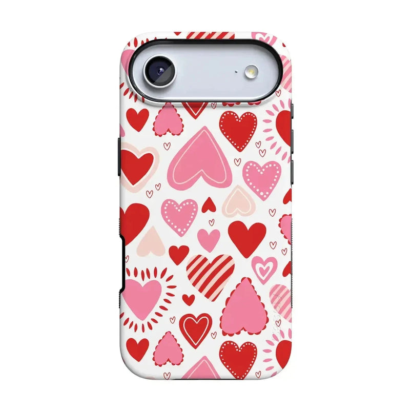 Love Struck | Heart Stickers Case Phone Case Casetry Bold Flex + MagSafe® iPhone 17 Air 