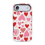 Love Struck | Heart Stickers Case Phone Case Casetry Bold Flex + MagSafe® iPhone 17 Air 