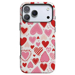 Love Struck | Heart Stickers Case Phone Case Casetry Bold Flex + MagSafe® iPhone 17 Pro Max