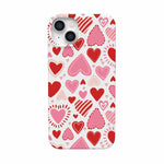 Love Struck | Heart Stickers Case Phone Case Casetry Classic + MagSafe® iPhone 14 Plus 