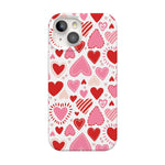 Love Struck | Heart Stickers Case Phone Case Casetry Classic + MagSafe® iPhone 15 