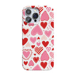 Love Struck | Heart Stickers Case Phone Case Casetry Classic + MagSafe® iPhone 16 Pro Max 