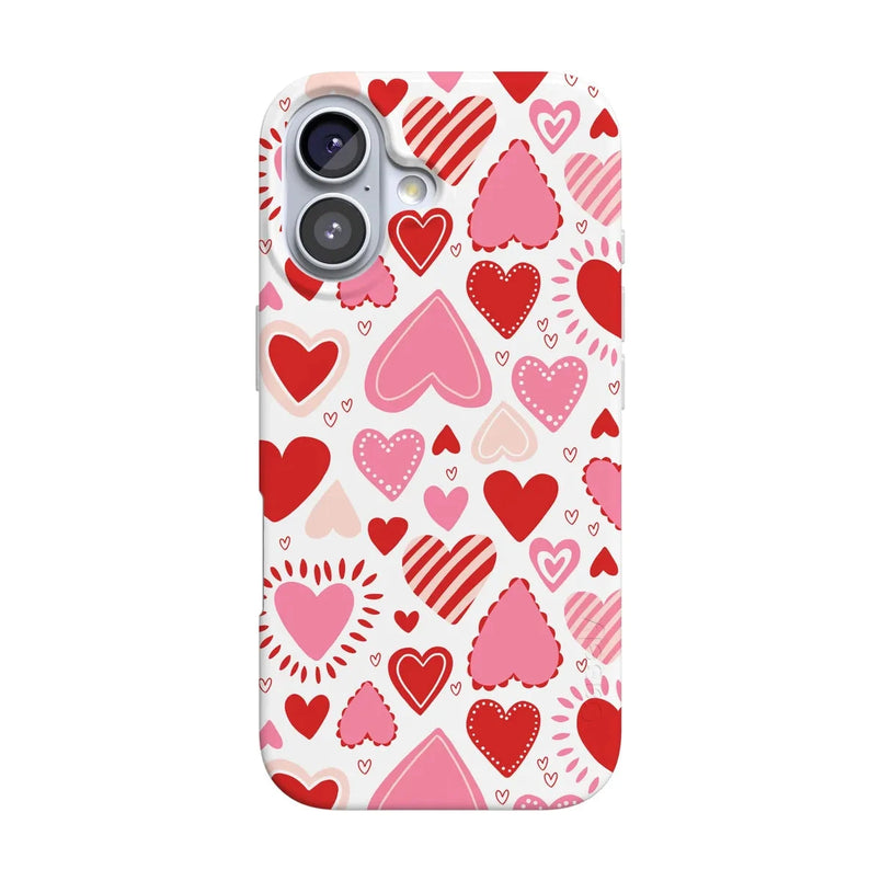 Love Struck | Heart Stickers Case Phone Case Casetry Classic + MagSafe® iPhone 17 