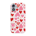 Love Struck | Heart Stickers Case Phone Case Casetry Classic + MagSafe® iPhone 17 