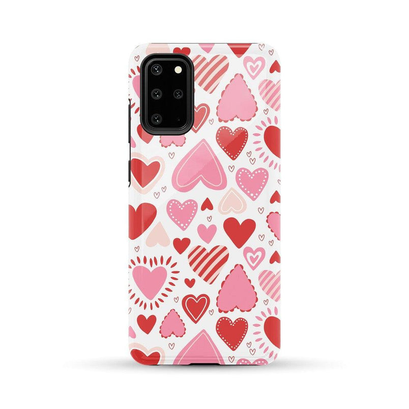 Love Struck | Heart Stickers Case Phone Case Casetry Essential Galaxy S20 Plus