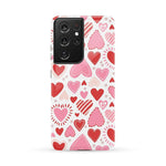Love Struck | Heart Stickers Case Phone Case Casetry Essential Galaxy S21 Ultra