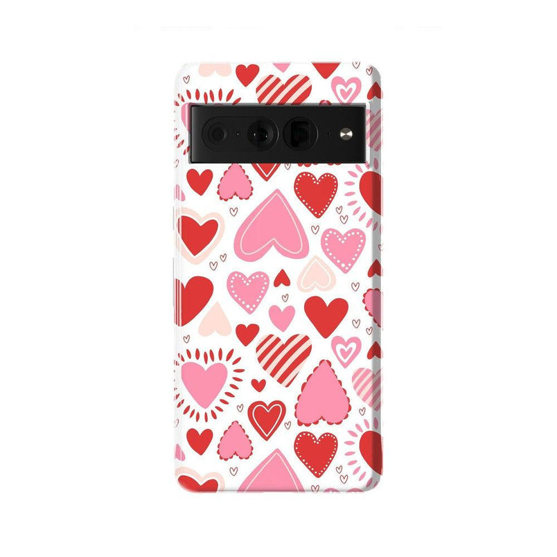Love Struck | Heart Stickers Case Phone Case Casetry Essential Google Pixel 7 Pro