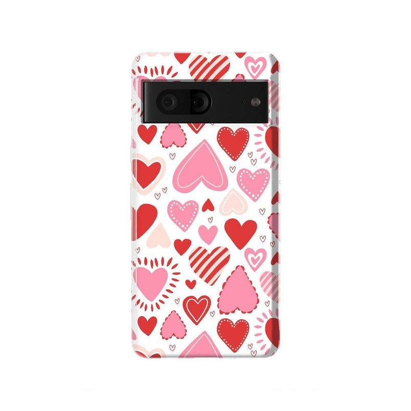 Love Struck | Heart Stickers Case Phone Case Casetry Essential Google Pixel 7