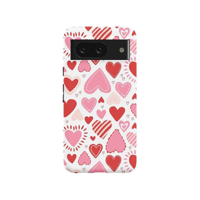 Love Struck | Heart Stickers Case Phone Case Casetry Essential Google Pixel 8