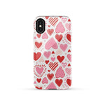 Love Struck | Heart Stickers Case Phone Case Casetry Essential iPhone X / XS 