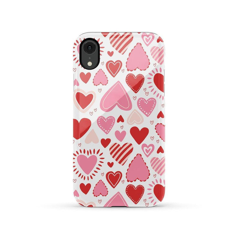 Love Struck | Heart Stickers Case Phone Case Casetry Essential iPhone XR 