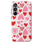 Love Struck | Heart Stickers Case Phone Case Casetry Essential + MagSafe® Galaxy S25 Plus