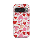 Love Struck | Heart Stickers Case Phone Case Casetry Essential + MagSafe® Google Pixel 10 Pro 