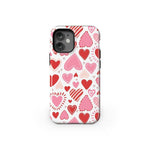 Love Struck | Heart Stickers Case Phone Case Casetry Essential + MagSafe® iPhone 12 Mini