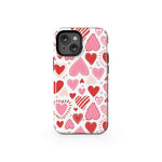 Love Struck | Heart Stickers Case Phone Case Casetry Essential + MagSafe® iPhone 13 Mini