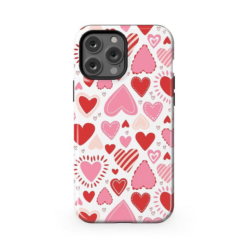 Love Struck | Heart Stickers Case Phone Case Casetry Essential + MagSafe® iPhone 13 Pro Max