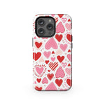 Love Struck | Heart Stickers Case Phone Case Casetry Essential + MagSafe® iPhone 13 Pro