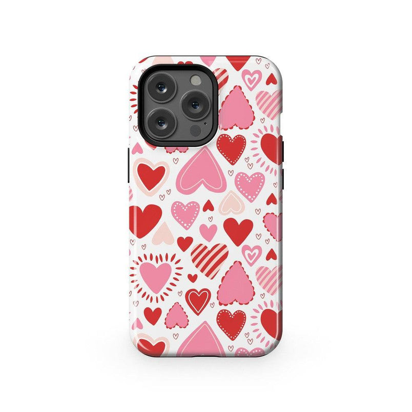 Love Struck | Heart Stickers Case Phone Case Casetry Essential + MagSafe® iPhone 13 Pro