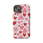 Love Struck | Heart Stickers Case Phone Case Casetry Essential + MagSafe® iPhone 14 Plus