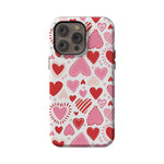 Love Struck | Heart Stickers Case Phone Case Casetry Essential + MagSafe® iPhone 14 Pro Max