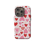 Love Struck | Heart Stickers Case Phone Case Casetry Essential + MagSafe® iPhone 14 Pro
