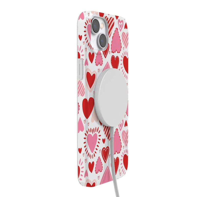 Love Struck | Heart Stickers Case Phone Case Casetry 