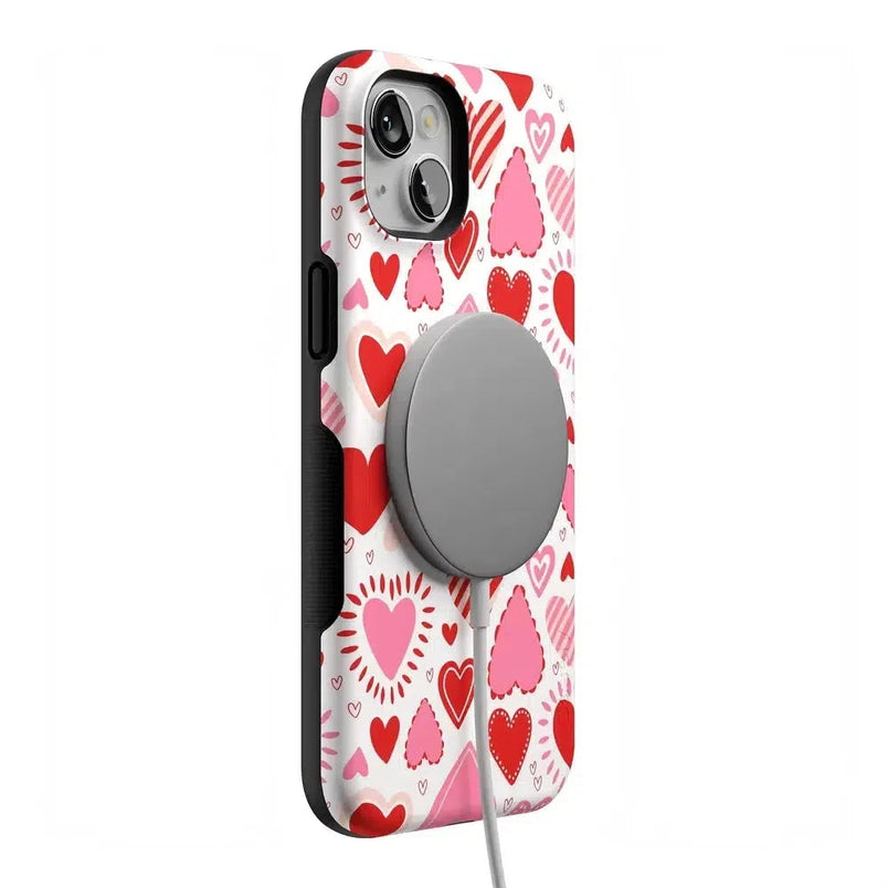 Love Struck | Heart Stickers Case Phone Case Casetry 