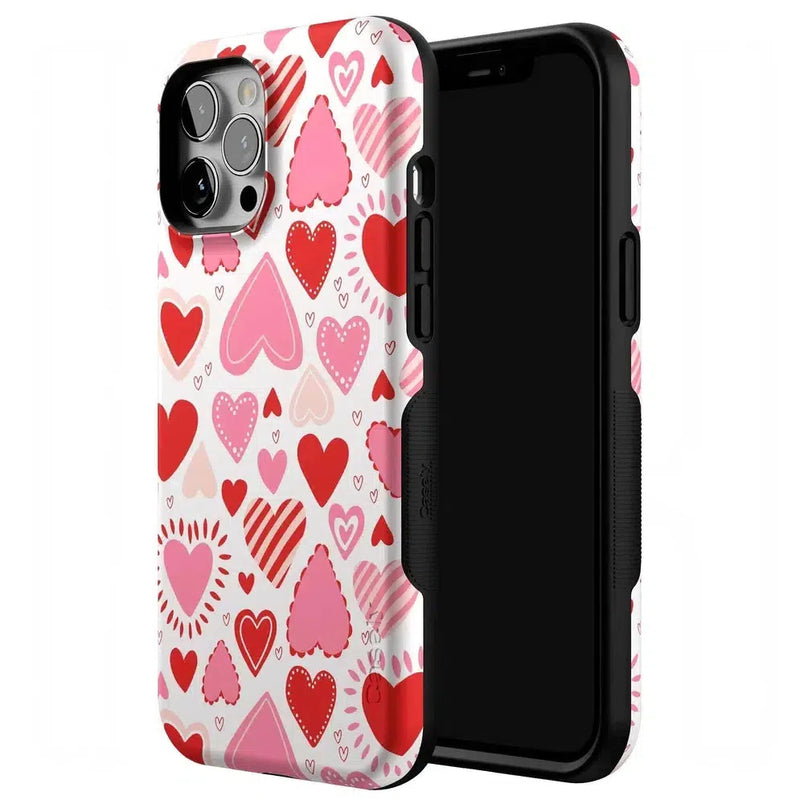 Love Struck | Heart Stickers Case Phone Case Casetry 