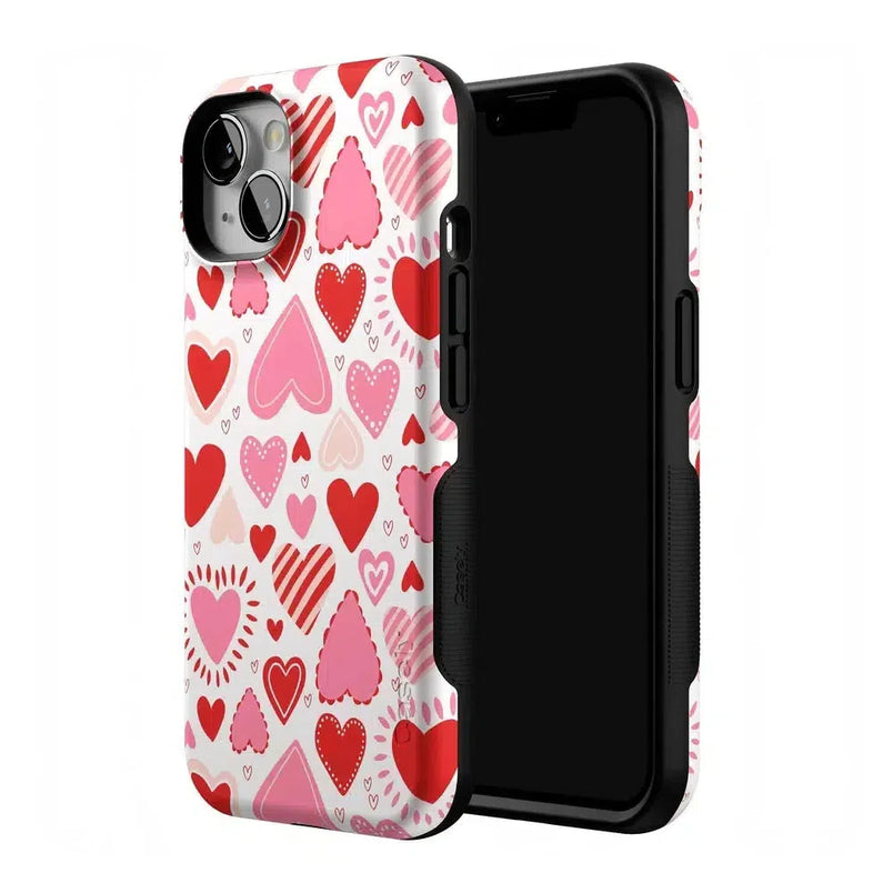 Love Struck | Heart Stickers Case Phone Case Casetry 