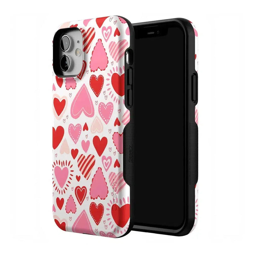 Love Struck | Heart Stickers Case Phone Case Casetry 