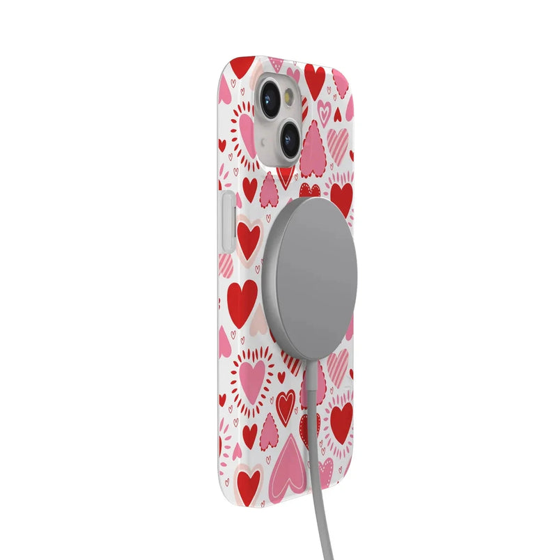 Love Struck | Heart Stickers Case Phone Case Casetry 