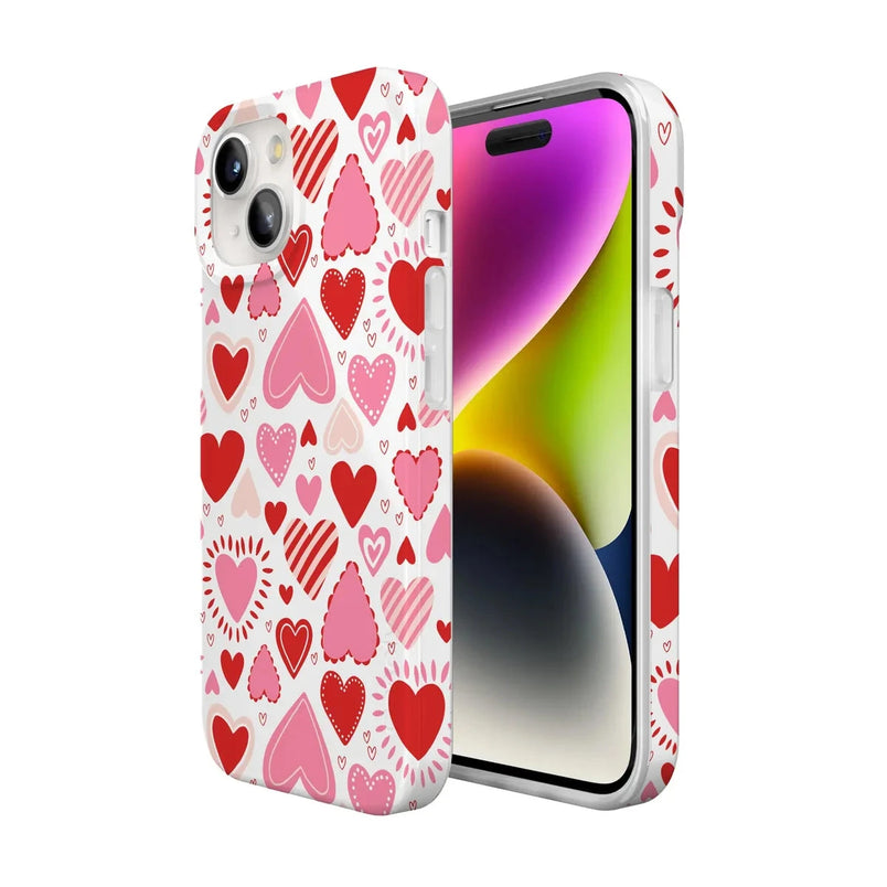 Love Struck | Heart Stickers Case Phone Case Casetry 