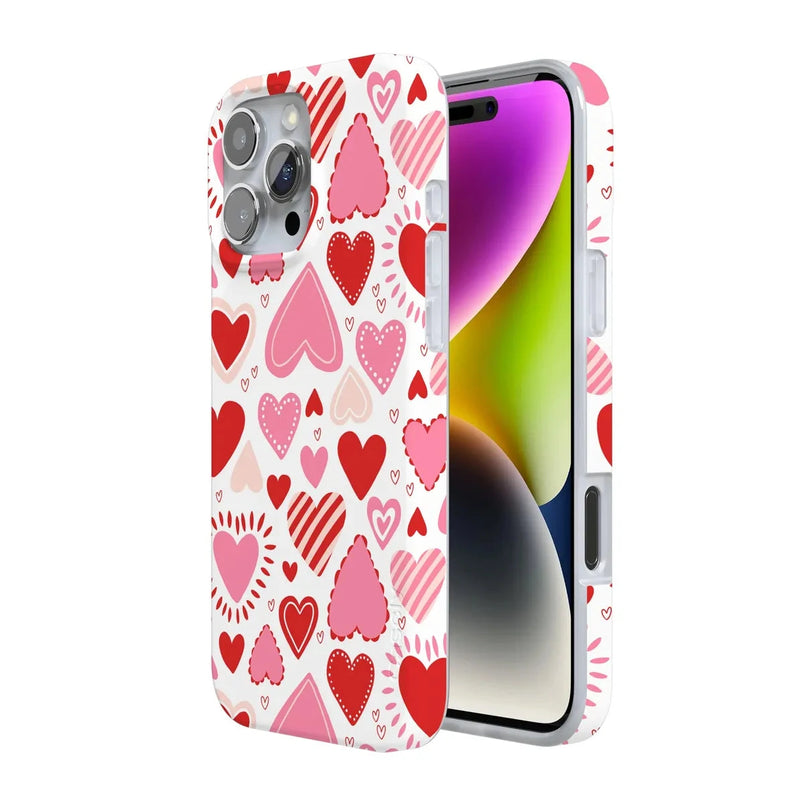 Love Struck | Heart Stickers Case Phone Case Casetry 