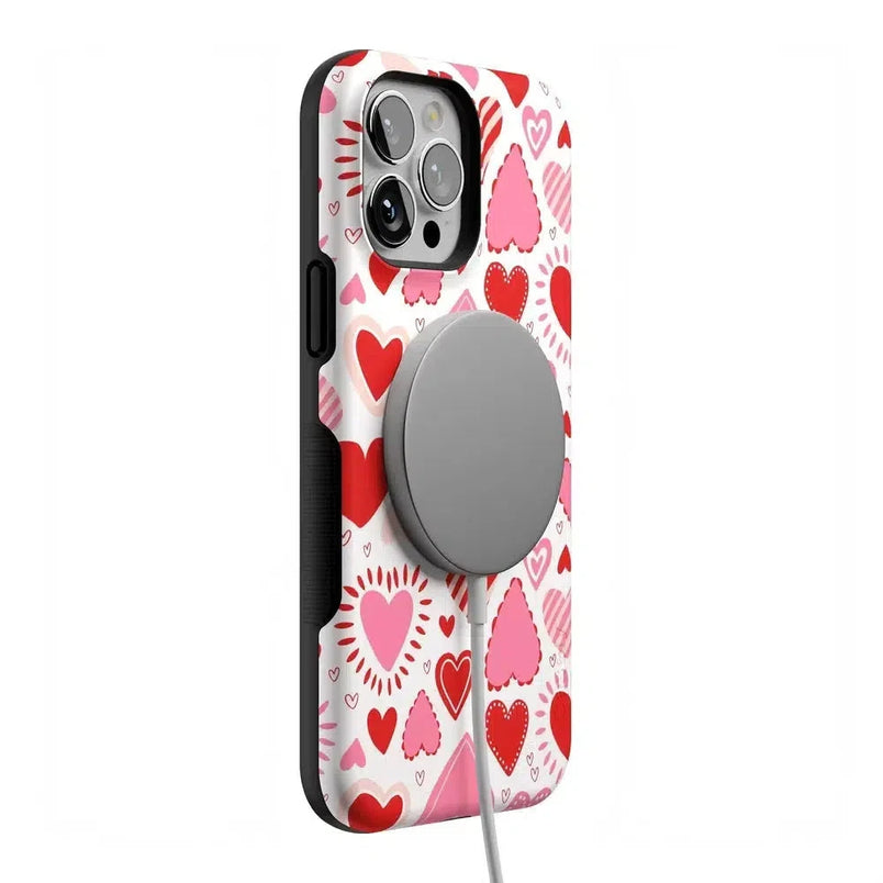 Love Struck | Heart Stickers Case Phone Case Casetry 