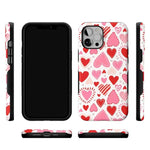 Love Struck | Heart Stickers Case Phone Case Casetry 