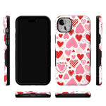 Love Struck | Heart Stickers Case Phone Case Casetry 