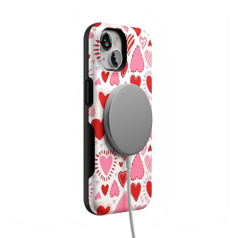 Love Struck | Heart Stickers Case Phone Case Casetry 