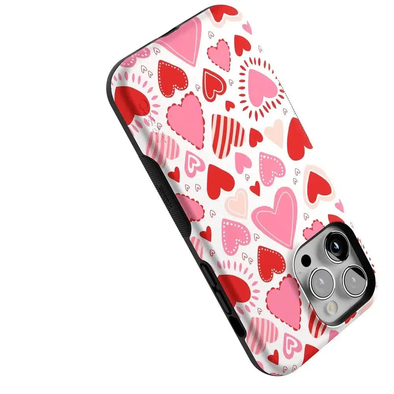 Love Struck | Heart Stickers Case Phone Case Casetry 