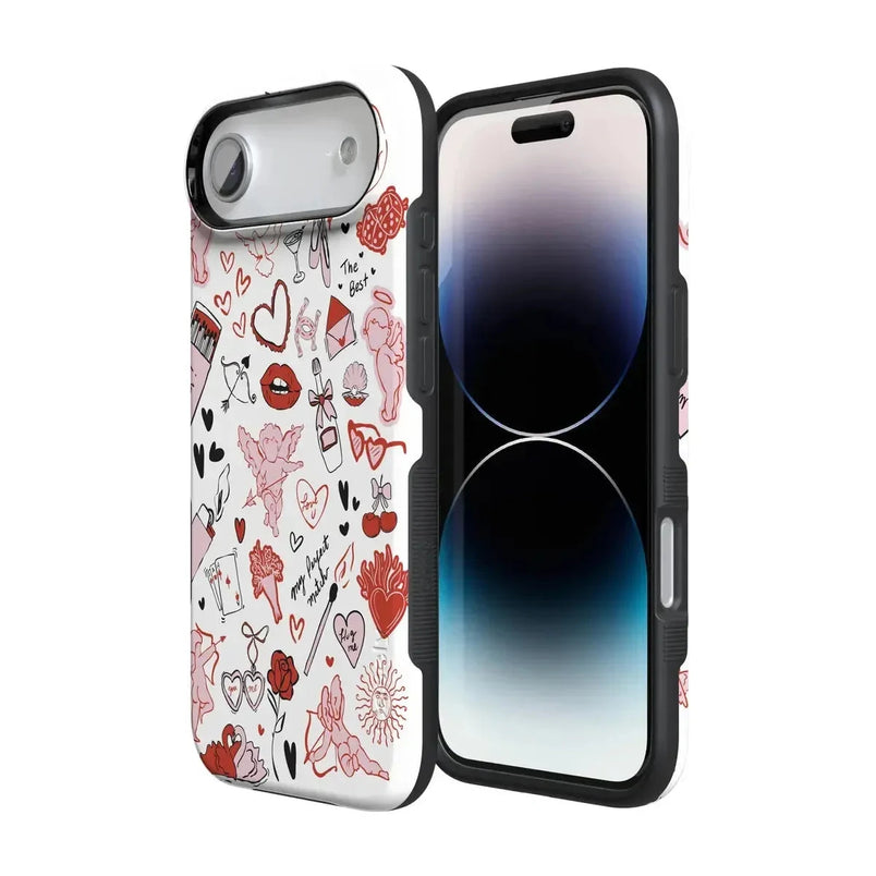Love Struck | Heart Stickers Case Phone Case Casetry 