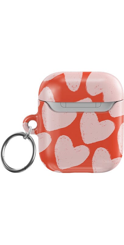 Love You More Heart Doodle AirPods Case - Thumbnail 5