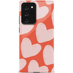 The Valentine's Collection | Red Painted Hearts Case Phone Case Casetry Essential Galaxy Note 20 Ultra