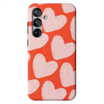 Love You More | Heart Doodle Case Phone Case Casetry Essential + MagSafe® Galaxy S25 Plus