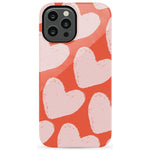 The Valentine's Collection | Red Painted Hearts Case Phone Case Casetry Essential iPhone 12 Pro Max