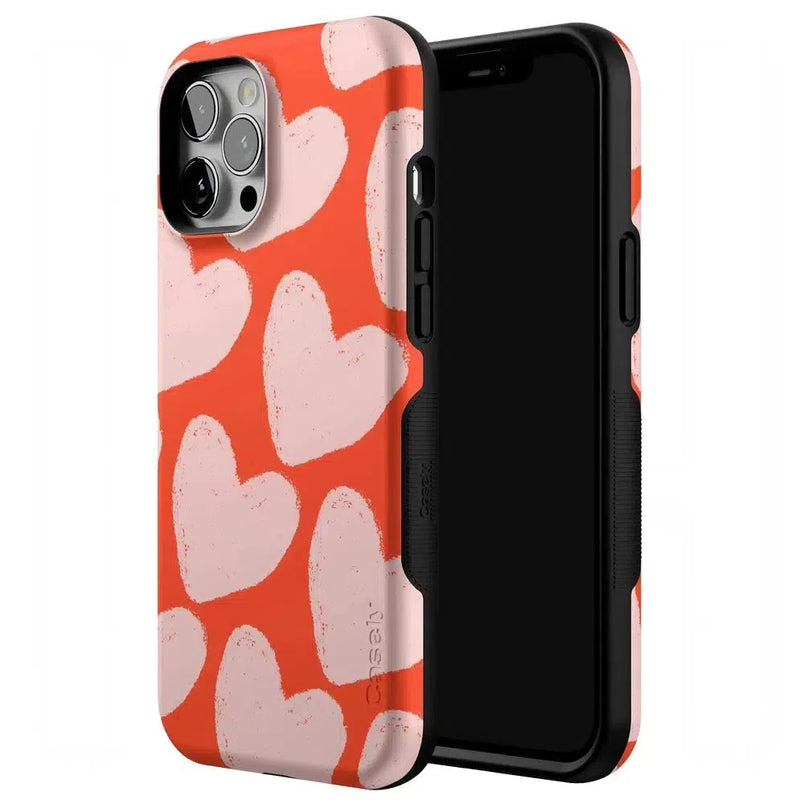 Love You More | Heart Doodle Case Phone Case Casetry 