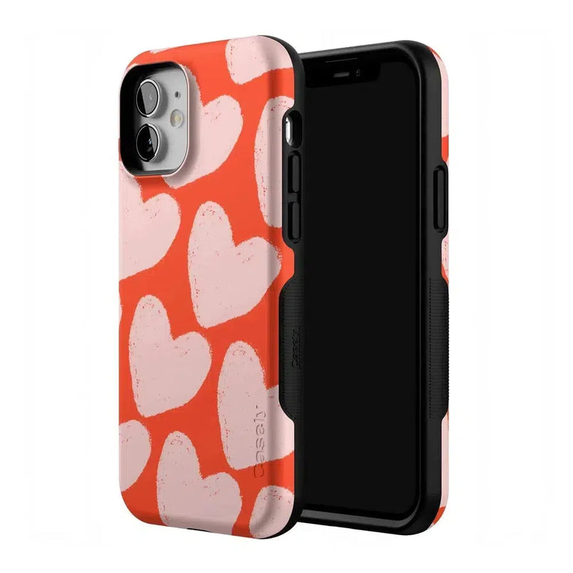 Love You More | Heart Doodle Case Phone Case Casetry 