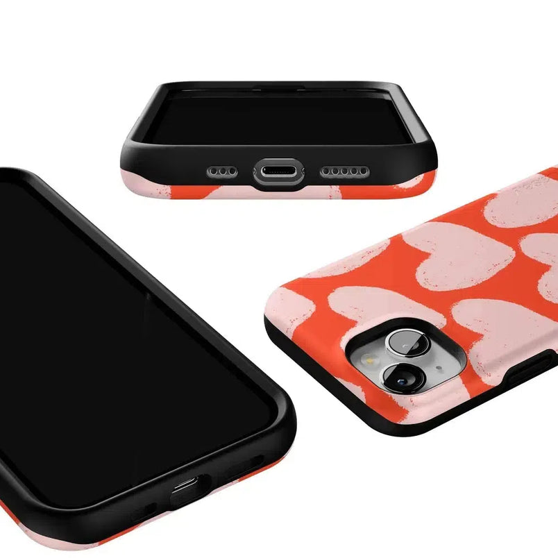 Love You More | Heart Doodle Case Phone Case Casetry 