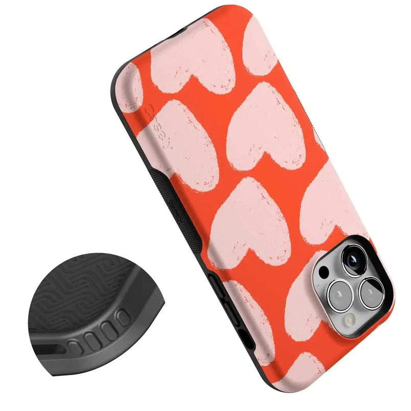 Love You More | Heart Doodle Case Phone Case Casetry 