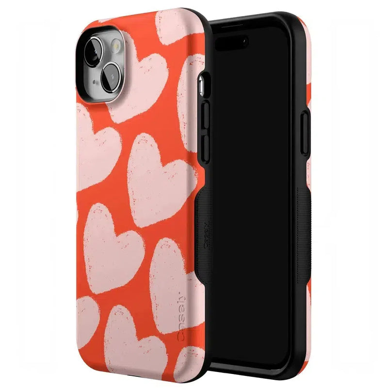 Love You More | Heart Doodle Case Phone Case Casetry 