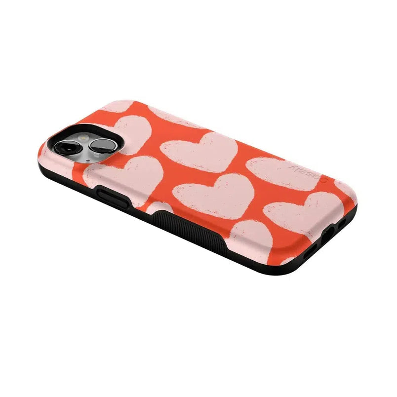 Love You More | Heart Doodle Case Phone Case Casetry 