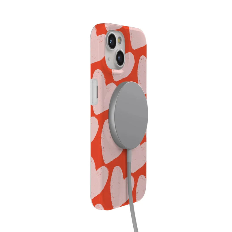 Love You More | Heart Doodle Case Phone Case Casetry 